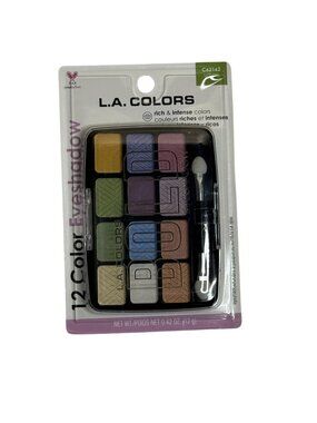 LA Colors Urban Eyeshadow Palette 12 Color Makeup Palette Sealed
